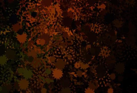 Dark Red vector backdrop with memphis shapes. Stock Illustration