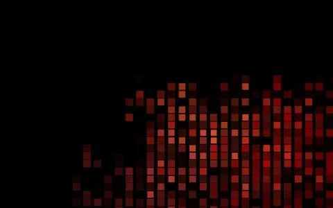 Dark Red vector backdrop with rectangles, squares. Stock Illustration