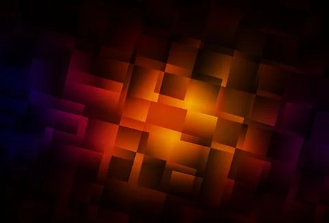 Dark Red vector backdrop with rhombus. Illustrazione stock