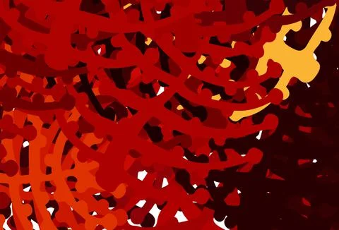 Dark Red vector background with abstract shapes. Stock Illustration