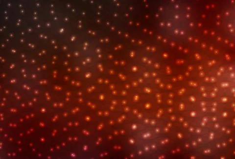 Dark Red vector background with bubbles. Illustrazione stock