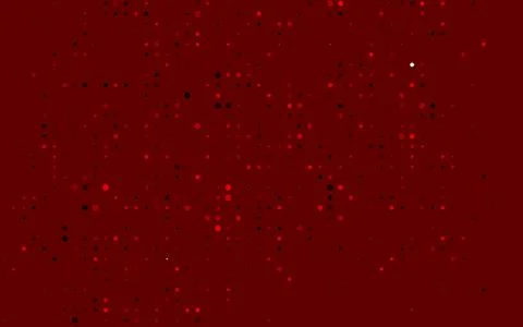 Dark Red vector background with bubbles. Illustrazione stock
