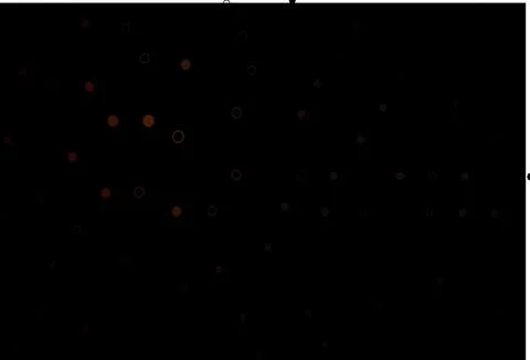 Dark Red vector background with bubbles. Illustrazione stock