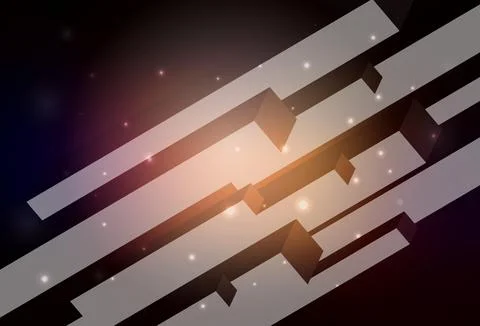 Dark Red vector background in polygonal style. Illustrazione stock