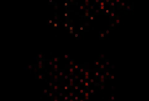 Dark Red vector background with rectangles, circles. Stock Illustration