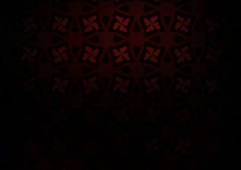 Dark Red vector background with triangles, rectangles. 스톡 일러스트