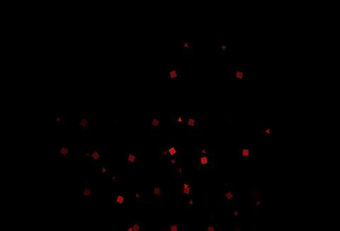 Dark Red vector background with triangles, circles, cubes. 스톡 일러스트