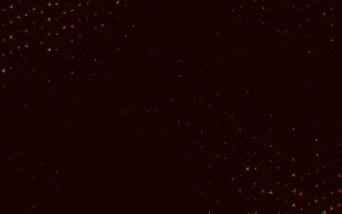 Dark Red vector background with triangles. イラスト素材