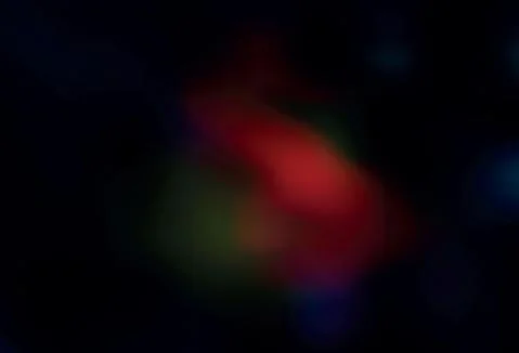 Dark Red vector blurred shine abstract template. Stock Illustration