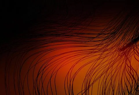 Dark Red vector blurred shine abstract template. Stock Illustration