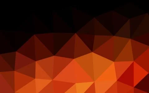 Dark Red vector blurry triangle pattern. 스톡 일러스트