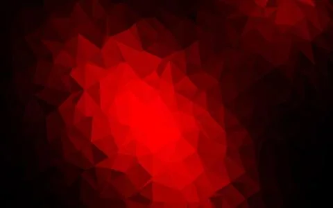 Dark Red vector blurry triangle pattern. Stock Illustration