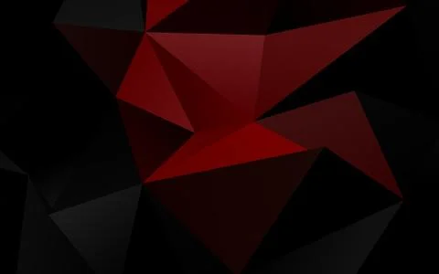 Dark Red vector blurry triangle template. Stock Illustration