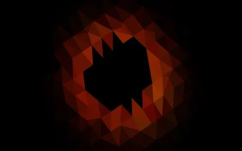 Dark Red vector blurry triangle pattern. Stock Illustration