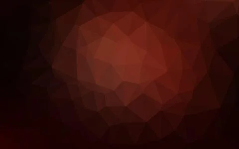 Dark Red vector blurry triangle pattern. Illustrazione stock