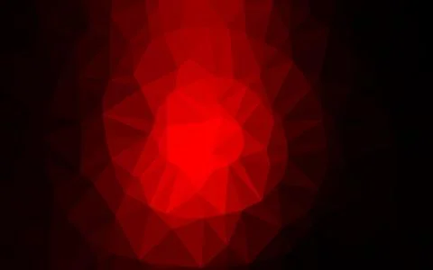 Dark Red vector blurry triangle template. Stock Illustration