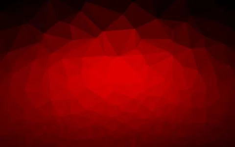 Dark Red vector blurry triangle texture. Stock Illustration