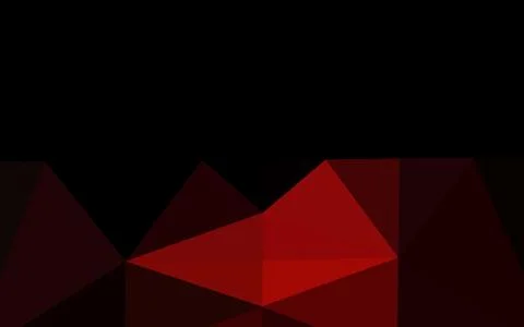 Dark Red vector blurry triangle pattern. 스톡 일러스트