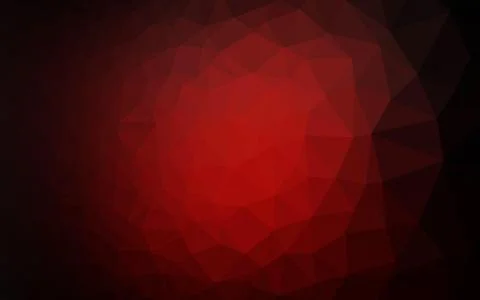 Dark Red vector blurry triangle pattern. 스톡 일러스트