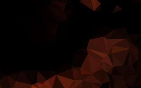 Dark Red vector blurry triangle texture. 스톡 일러스트