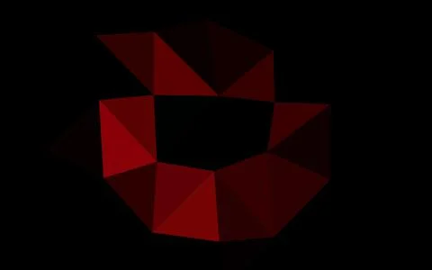 Dark Red vector blurry triangle pattern. Stock Illustration