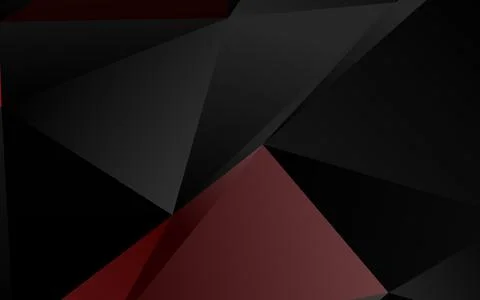 Dark Red vector blurry triangle pattern. Illustrazione stock