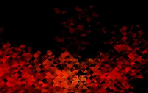 Dark Red vector cover in polygonal style. Stock Illustration