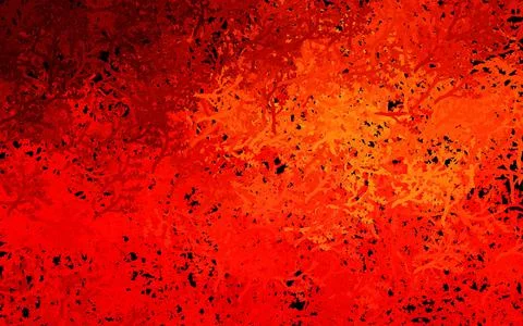 Dark Red vector doodle pattern with trees, branches. Illustrazione stock