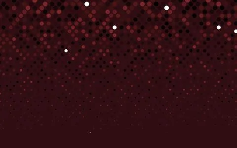 Dark Red vector illustration which consist of circles. Dotted gradient design Stock Illustration