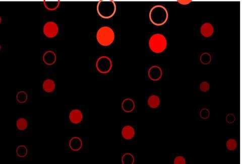 Dark Red vector layout with circle shapes. Stock Illustration