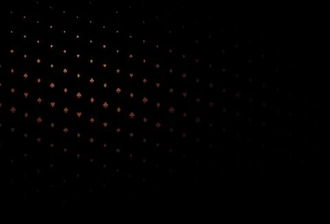 Dark Red vector layout with elements of cards. Illustrazione stock