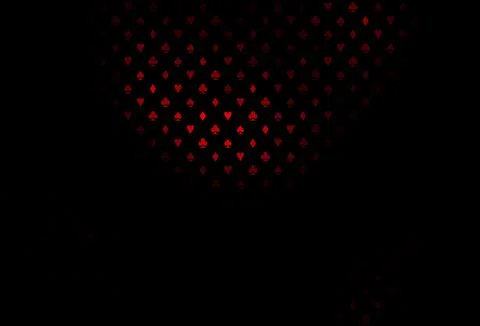 Dark red vector layout with elements of cards. 스톡 일러스트