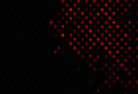 Dark red vector layout with elements of cards. 스톡 일러스트