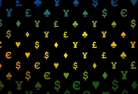 Dark red vector layout with elements of cards. Stock Illustration