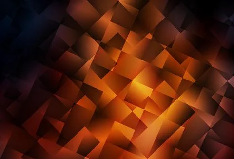 Dark Red vector low poly layout. Stock Illustration