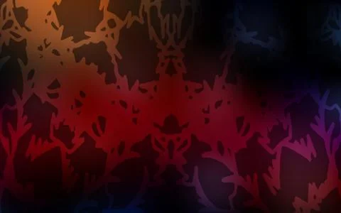 Dark Red vector natural abstract design. Childish elegant natural pattern wit Illustrazione stock
