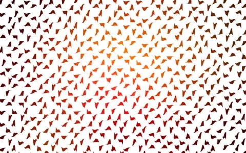 Dark Red vector pattern with colored triangles on white background. Stock Illustration