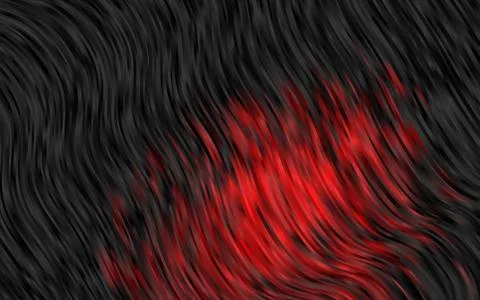 Dark Red vector pattern with lava shapes. Stockillustratie