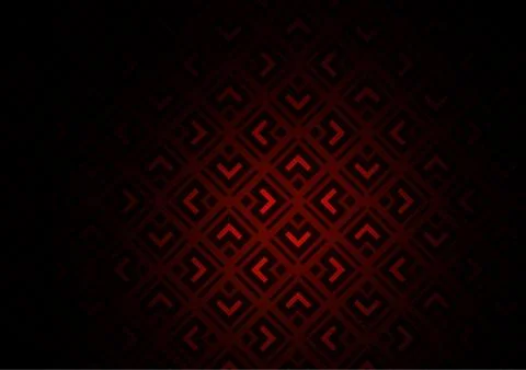 Dark Red vector pattern with lines, rectangles. イラスト素材