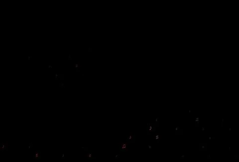 Dark Red vector pattern with music elements. Illustrazione stock