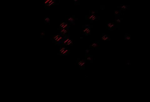 Dark Red vector pattern with narrow lines. Stock Illustration