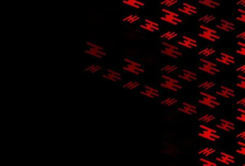 Dark Red vector pattern with narrow lines. Stock Illustration