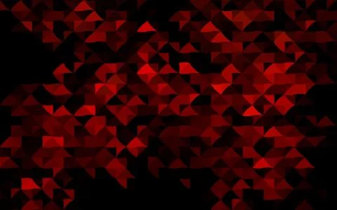 Dark Red vector pattern in polygonal style. Stock Illustration