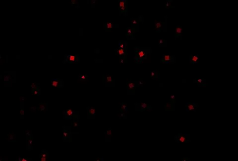 Dark Red vector pattern in polygonal style with circles. Stock Illustration