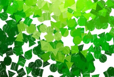 Dark  red vector pattern in polygonal style with circles. Stockillustratie