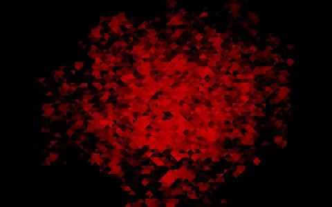 Dark Red vector pattern in polygonal style. Illustrazione stock