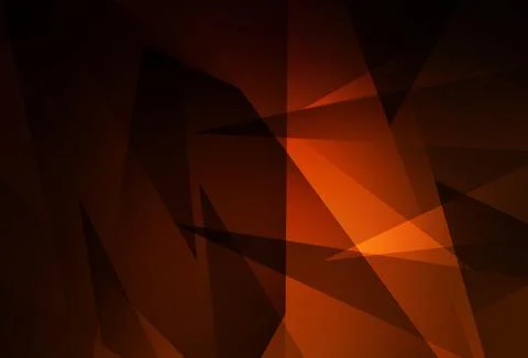 Dark Red vector pattern with polygonal style. Stock Illustration