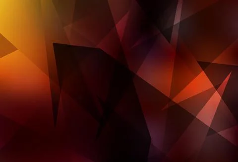 Dark Red vector pattern with polygonal style. Stock Illustration