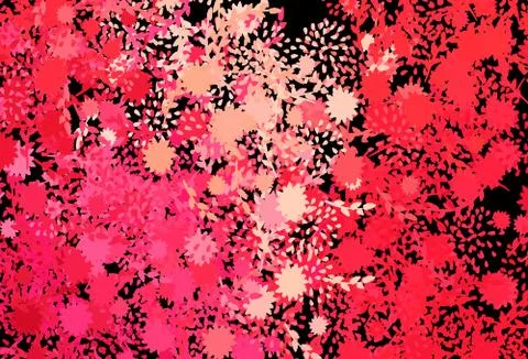 Dark Red vector pattern with random forms. 库存插图