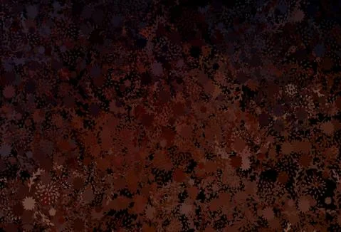 Dark Red vector pattern with random forms. イラスト素材
